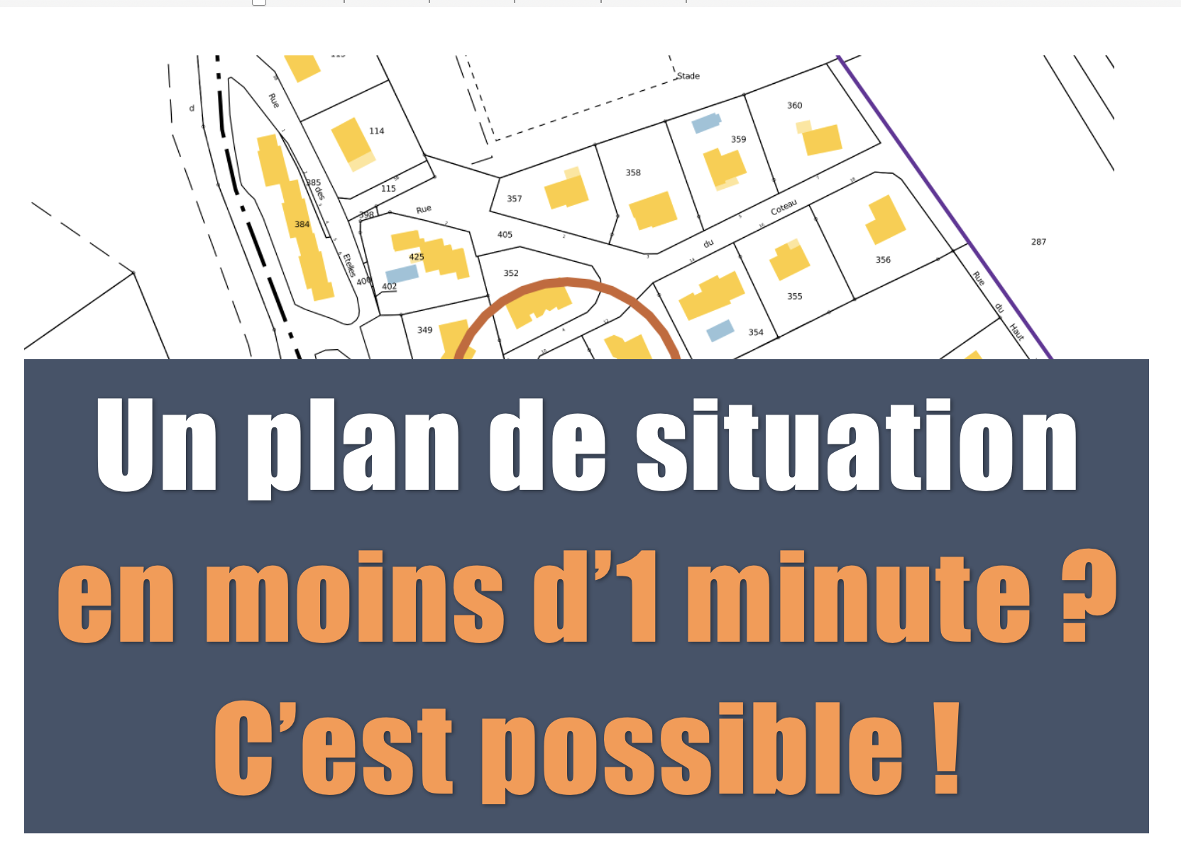 Plan de situation guide pratique 